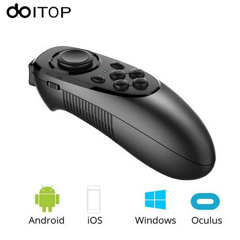DOITOP Bluetooth беспроводной геймпад VR управление Лер IOS Android телефоны джойстик пульт дистанционного управления для мобильного телефона VR коробка Smart tv B4