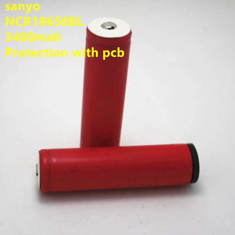 Оригинальный аккумулятор Sanyo18650 3400 мАч NCR18650BL 3 6 В непрерывная батарея 7A с защитой