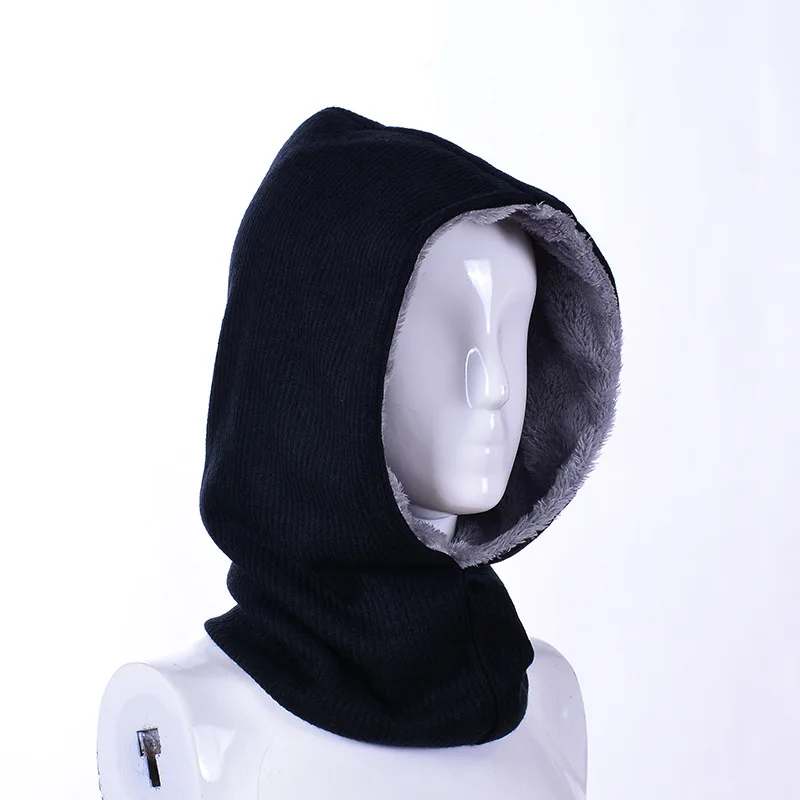 Зимние женские и мужские вязаные шапки бини шарф для мальчиков Skullies Beanies Зимние плюшевые шапки для мужчин и женщин шапки Gorras Bonnet маски шапки