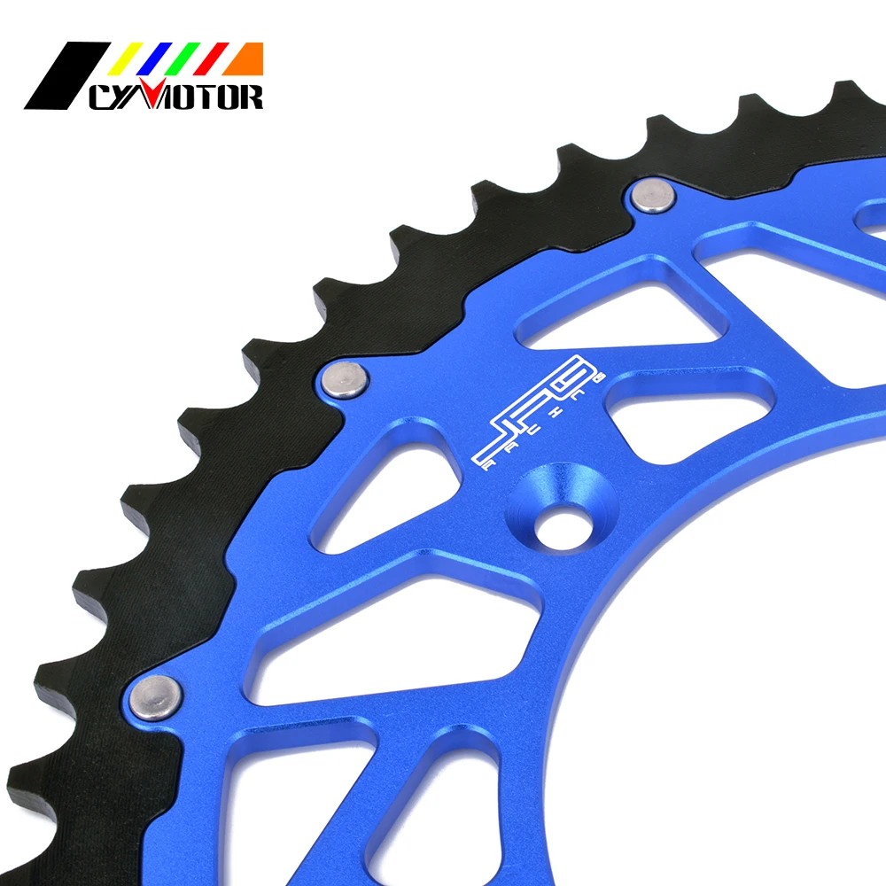 Мотоциклетные аксессуары Задняя звездочка 48 49 50 зубьев для Yamaha YZ TTR WR 125 230 250F 250R 250