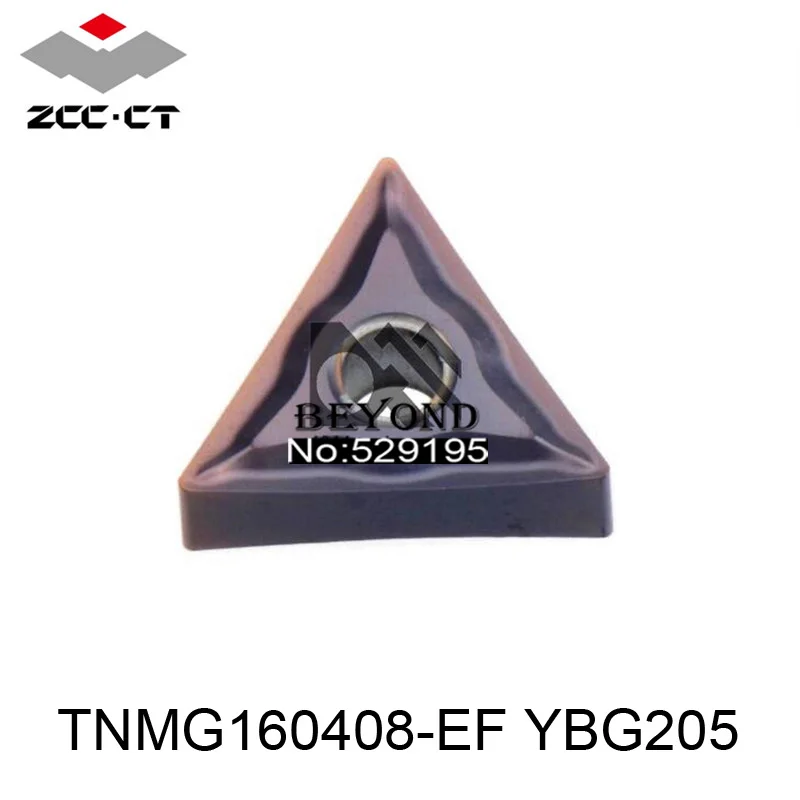 TNMG160408-EF YBG205 TNMG 160408 для MTJNR MTQNR MTENN WTJNR WTENN MTFNR Токарные инструменты для твердосплавный инструмент для обработки деталей вращения вставки