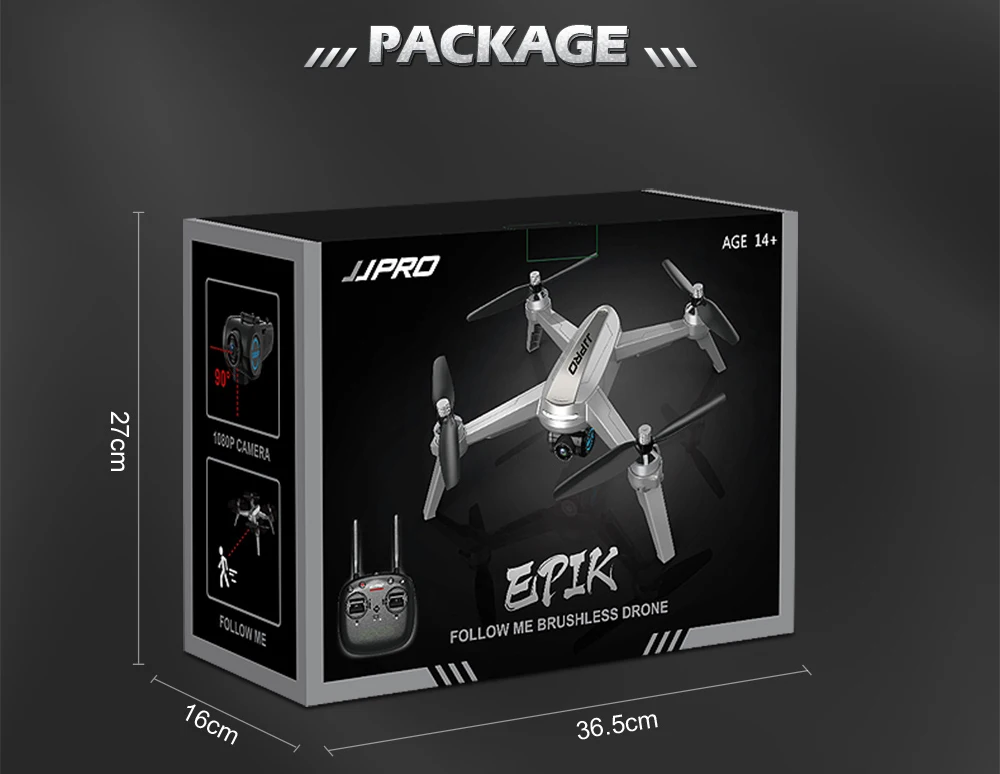 JJRC JJPRO X5 5G Wi-Fi FPV Профессиональный радиоуправляемый Дрон бесщеточный gps позиционирование удержание высоты 1080P камера с интересной точкой слежения