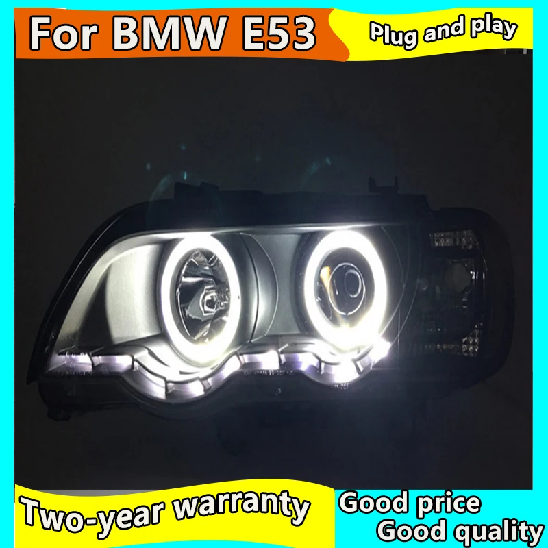 Автомобильный Стайлинг 2 шт. фары в сборе для BMW X5 E53 1998 2003 года 3.0i 4.4i 4.6is 4.8is с