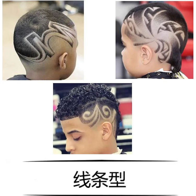 Tattoo Black Hair Razor Pen Engraving Manual Pen for Barbershop Making Stripes Pattern Eyebrows Hair Beards Carving Modeling