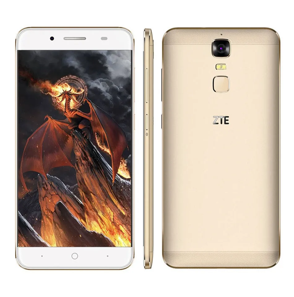 zte Blade A2 Plus 4G LTE 5," FHD MTK6750T Восьмиядерный 4 Гб ОЗУ 32 Гб ПЗУ две sim-карты 16 Мп Android 6,0 мобильный телефон с отпечатком пальца