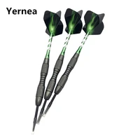 yernea new hard darts 3pcs high quality steel tip darts 20g professional indoor sports games aluminum shafts flights