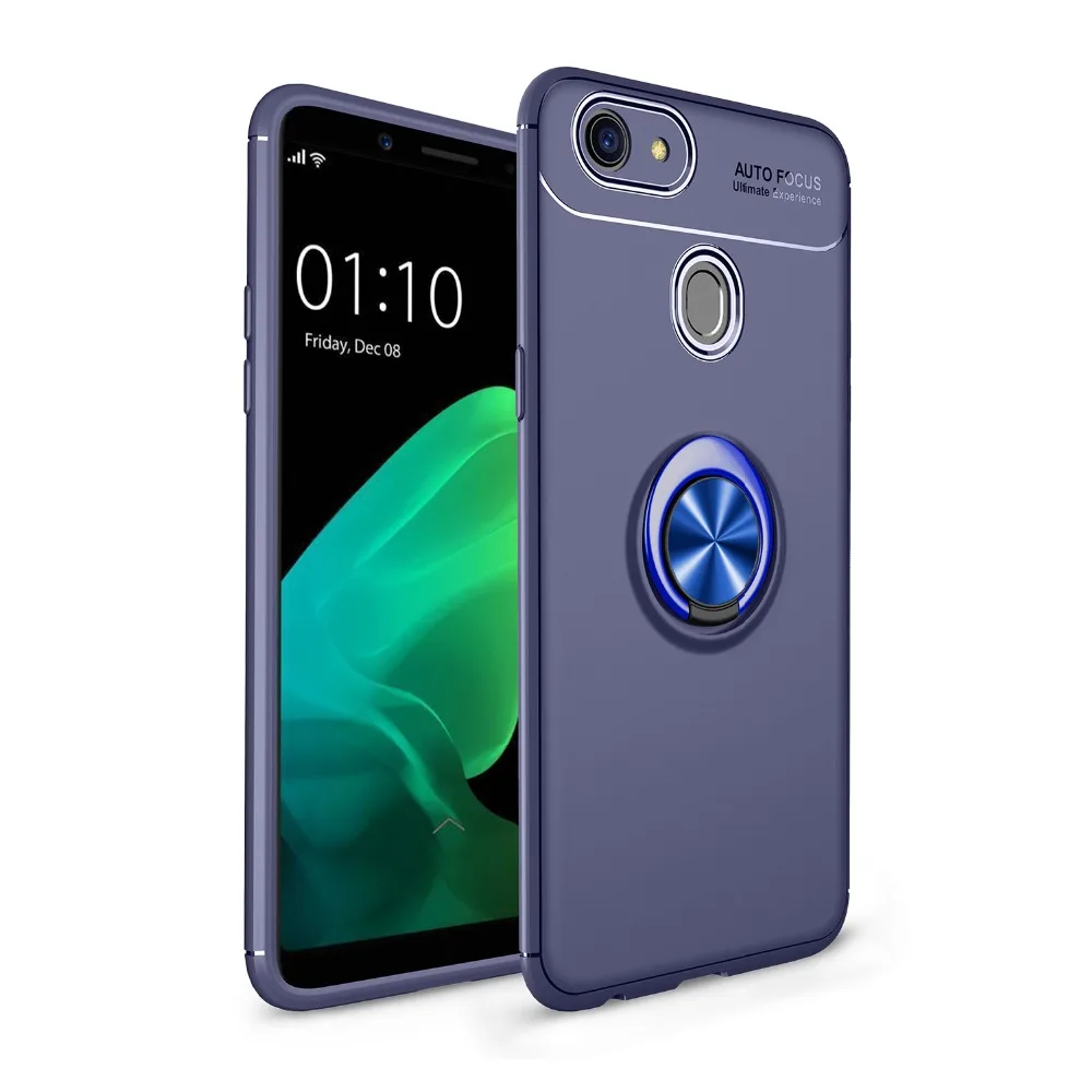 Роскошный защитный противоударный чехол vopton для OPPO F7 с магнитным кронштейном