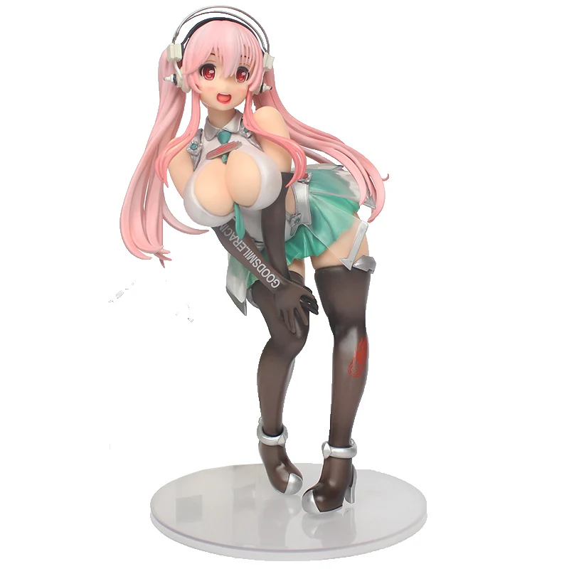 Аниме сексуальные девушки SUPERSONICO ПВХ фигурка Супер Sonico Racing girl Ver. Коллекционная модель игрушки