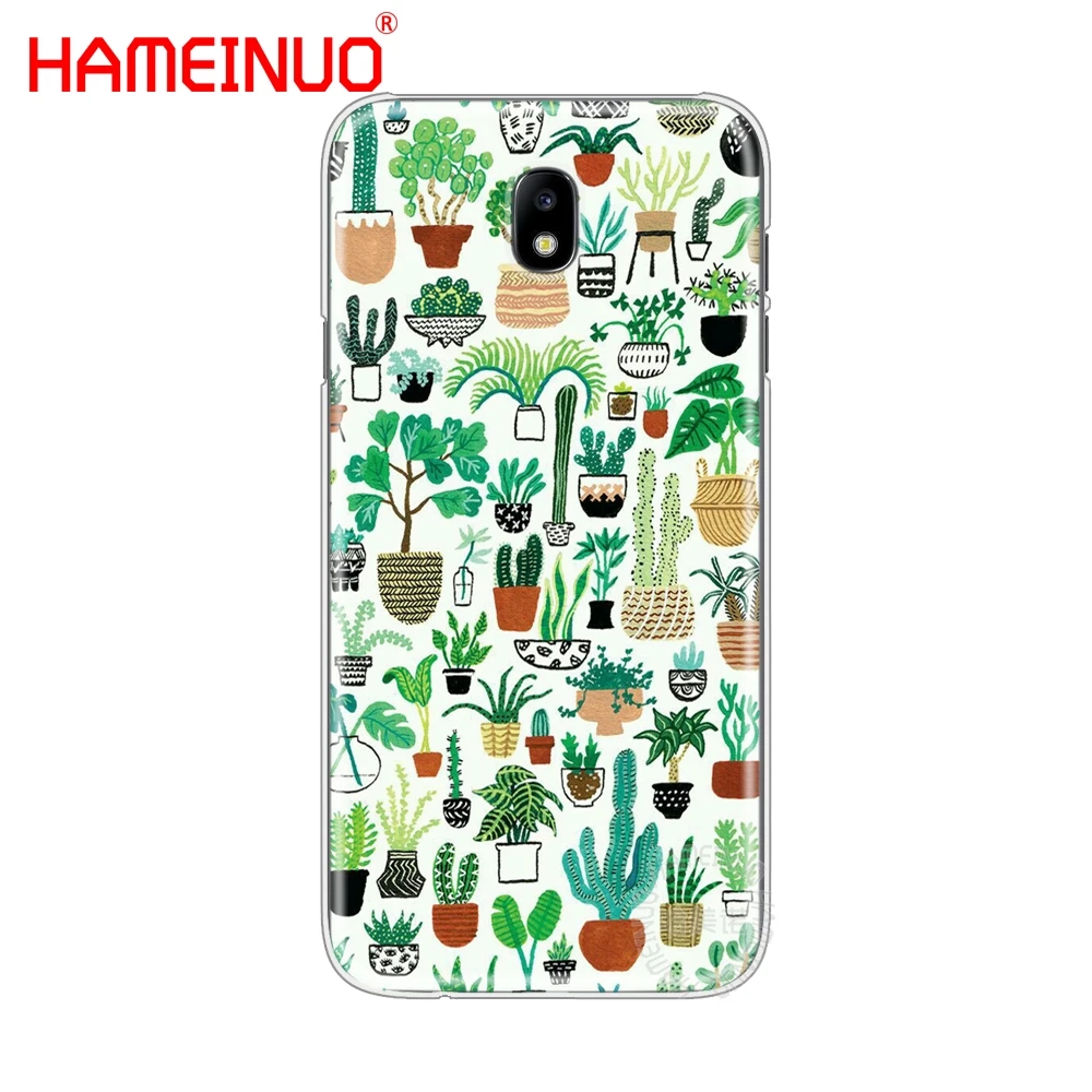 HAMEINUO летние чехлы с зелеными листьями для телефонов Samsung Galaxy J3 J5 J7 2017 J527 J727 J327 J330 J530