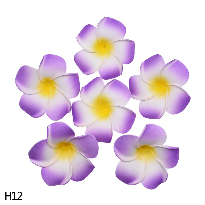 H12 10 шт. 5/6/7/8/9 см Плюмерия мыло ФРАНЖИПАНИ цветок искусственного шелка поддельное Яйцо цветок для Свадебная вечеринка дома украшения для самодельного изготовления - Цвет: H12