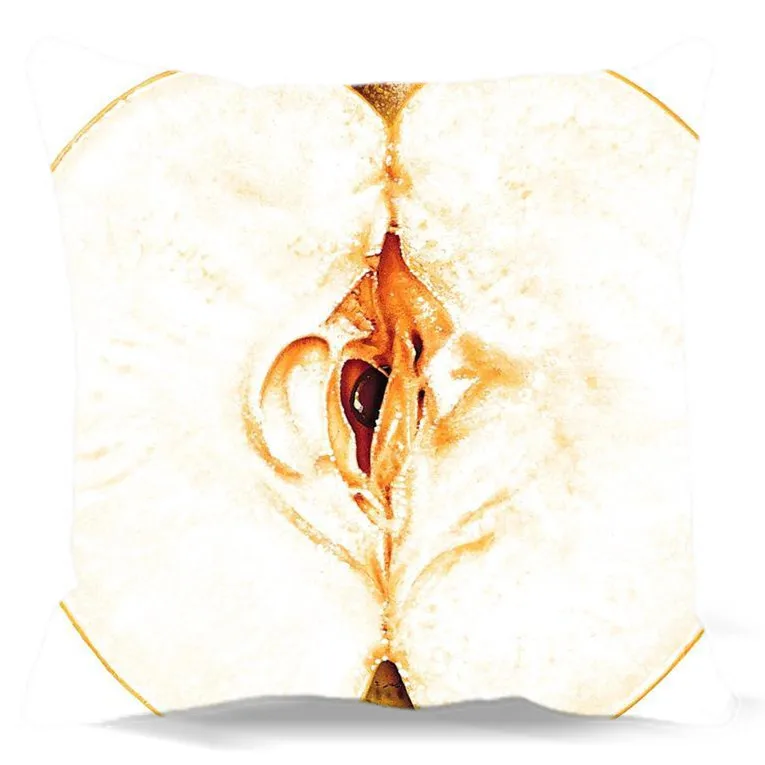 Cut Carambola Papaya Seed Square Cloth Cushion Pillow Case Cover - Double-sided Printing | Дом и сад