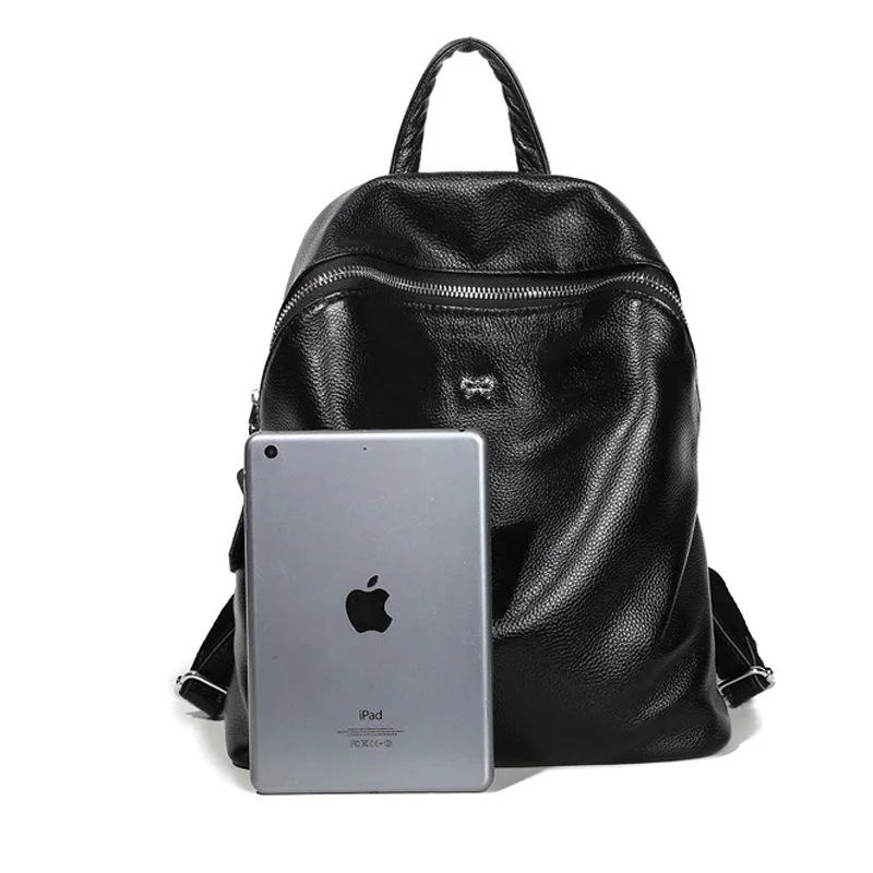 2019 простой женский рюкзак для отдыха из натуральной кожи воловьей молодежная