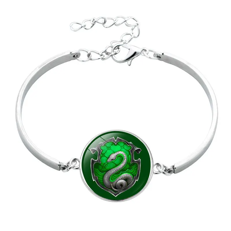 Гарри Волшебная школа Академии значок Фильм стеклянный браслет из кабошона