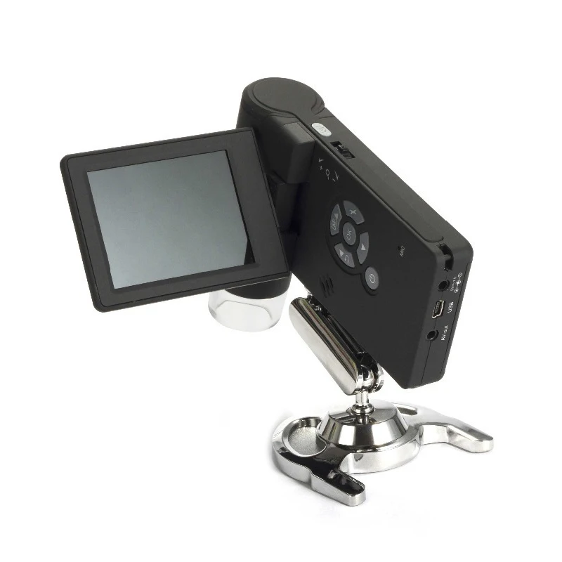 Мобильный портативный цифровой микроскоп DV/TV/USB 500X 5.0MP 8 LED 3 ''ЖК дисплей sd