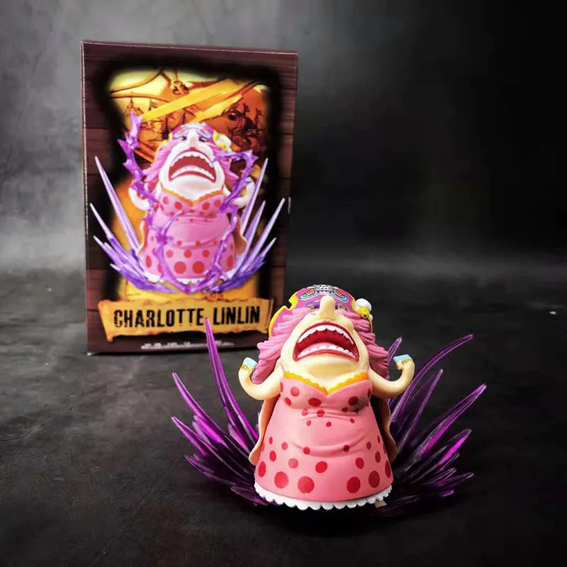 Аниме One Piece Charlotte Linlin ПВХ Фигурки игрушки Angry Big Mom figutas куклы Brinquedos подарок 8