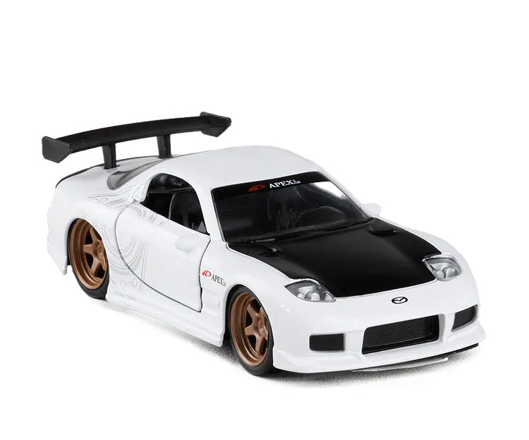 MAZDA white 1/32 GT-R R34 Coupe литая Автомобильная модель игрушки для детей подарок - Цвет: MAZDA white