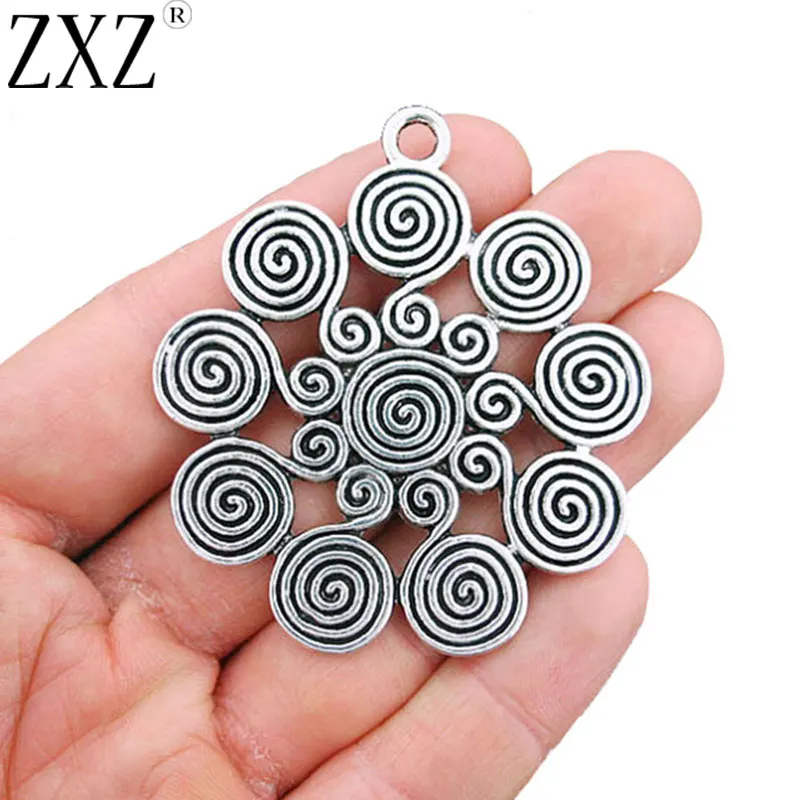 ZXZ 5 шт. подвески в виде спирали для ювелирных изделий 62 х56 мм|pendant for jewelry|pendants jewelry