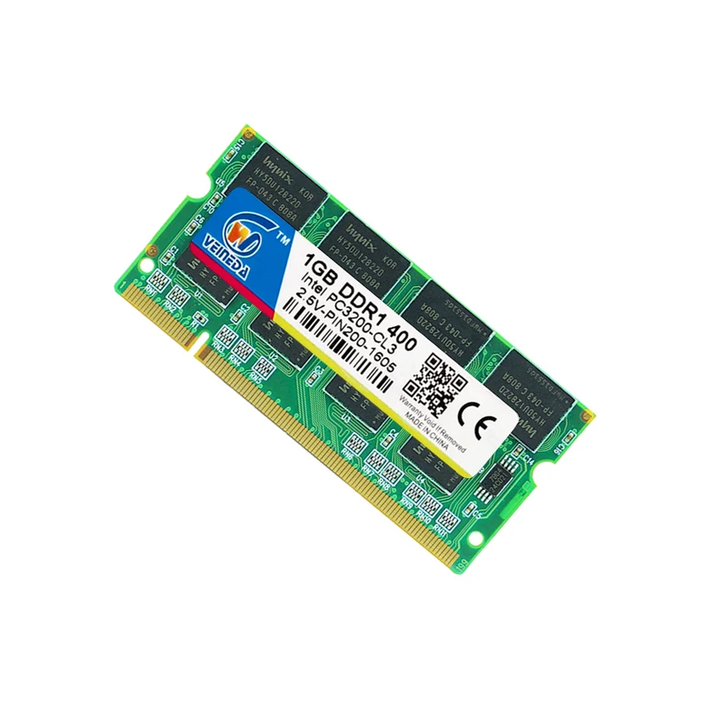 Sodimm DDR 1 ГБ Компьютерная память ПК Ram pc3200 ddr400 совместимый pc2700 ddr память|computer memory|sodimm