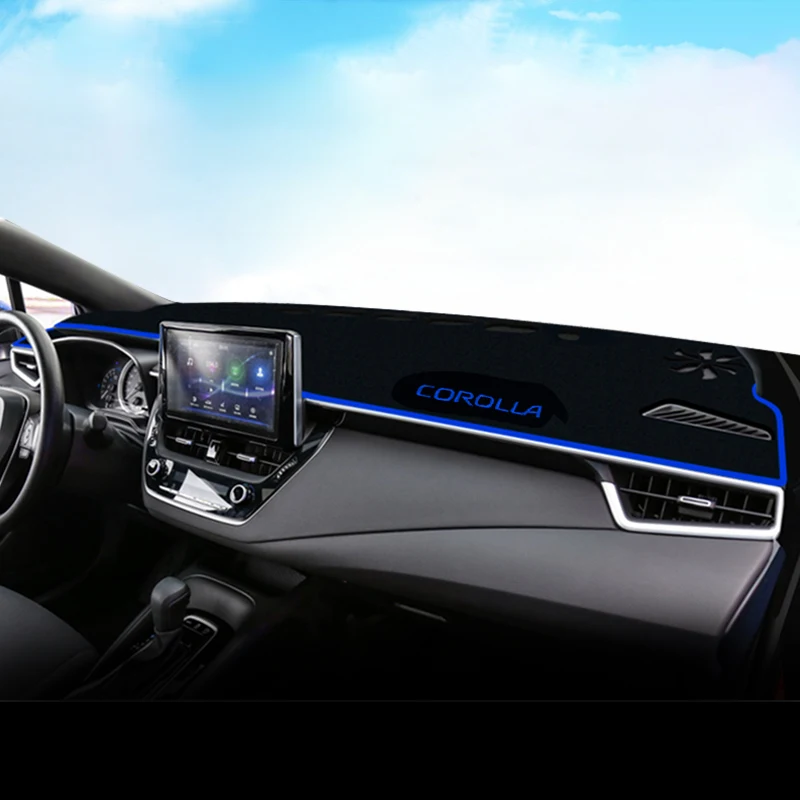 Для Toyota Corolla LHD чехлы на приборную панель автомобиля, коврик для приборной панели, защита от солнца, коврик для приборной панели, ковры, отделка, анти-УФ, летние аксессуары