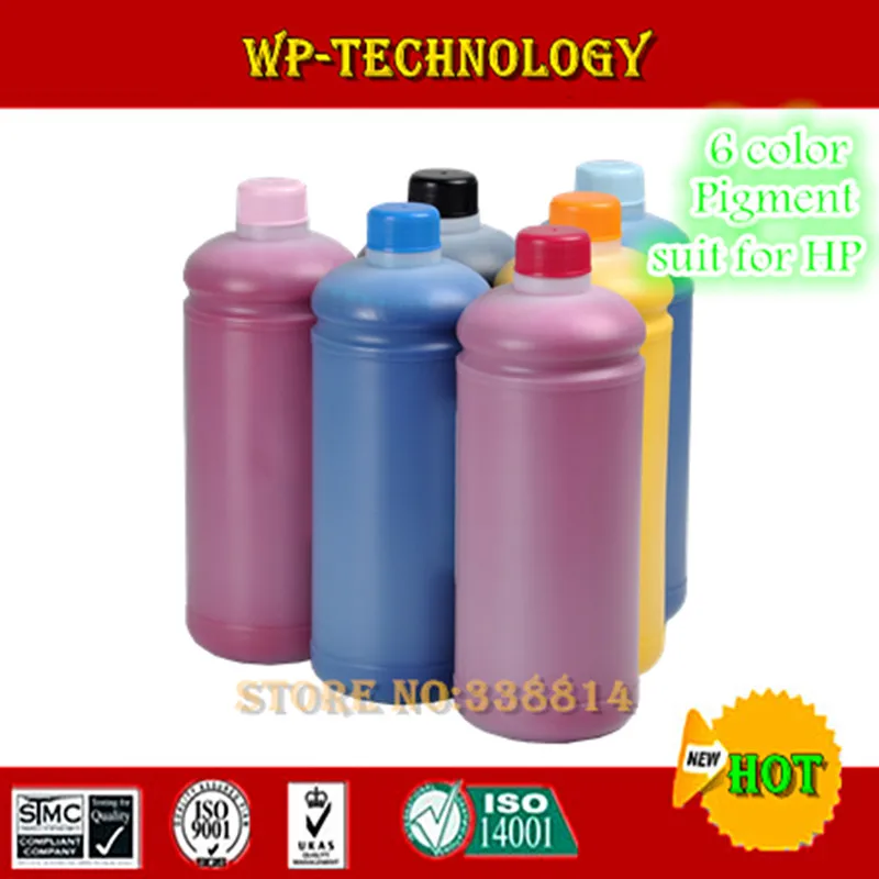 

high quality pigment refill ink , suit for hp 6 color printers , for Hp Design jet 130 Hp Design jet 90 Designjet 10 ,etc.