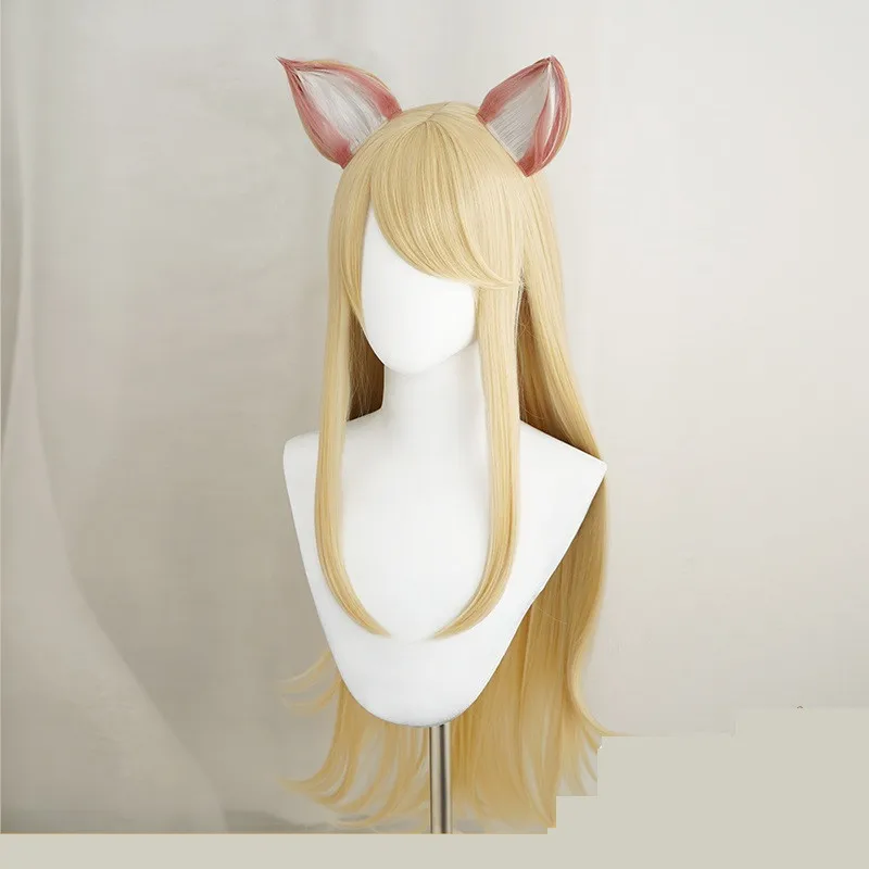 1 пара персонажа игры KDA K/DA Ahri Косплей уши KDA заколка для волос Косплей Лиса уши головной убор