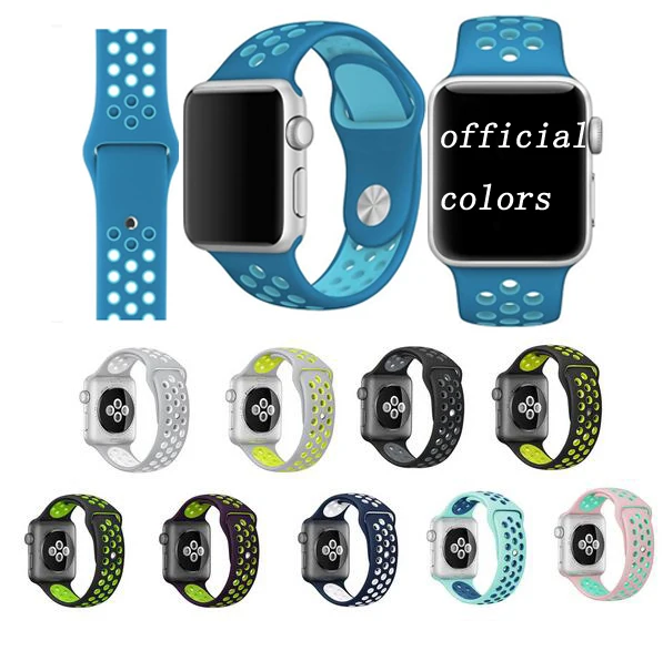 217 новый высококачественный силиконовый наручный ремешок для Apple Watch iwatch