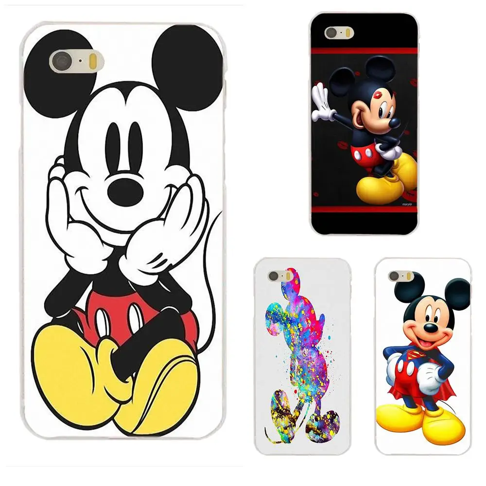 В продаже для Huawei Mate 7 8 9 10 P7 P8 P9 P10 P20 Lite Plus Pro GR5 P Smart 2017 Bad Mick Mouse On Wood