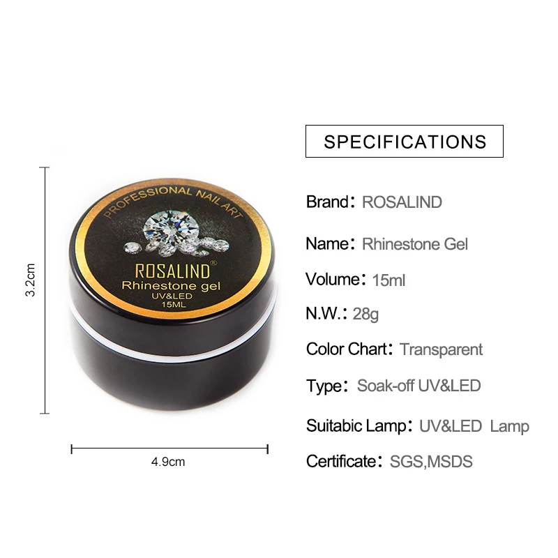 15 мл клей для дизайна ногтей бисера липкий гель драгоценных камней ювелирное