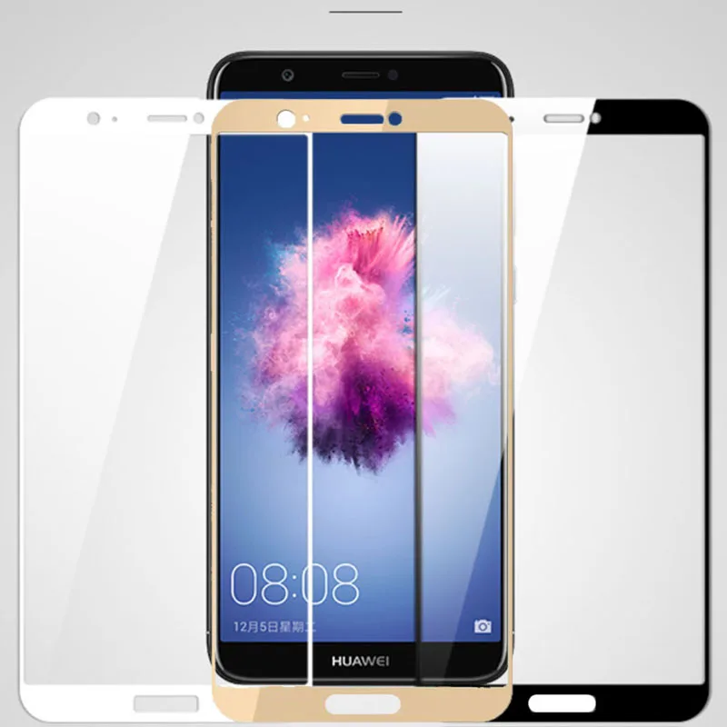Защитное стекло с полным покрытием для Huawei P Smart Защитная пленка экрана из