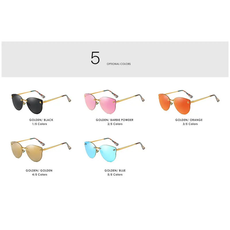 Солнцезащитные очки HD поляризационные женские модные брендовые солнечные с