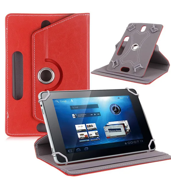 For Prestigio MultiPad 4 PMT7287 3G/PMT5487 3G/PMP7380D 3G 8" 360 Degree Rotating Universal Tablet PU Leather cover case+Pen |
