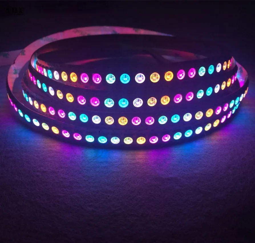 5 м/лот DC5V WS2813 осветительные полосы led точек Dual-усилитель сигнала 30/60/144 пикс./м WS2812B
