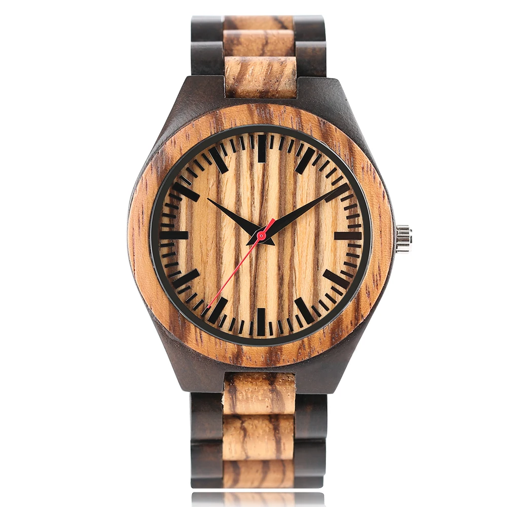 Fashion Wrist Watch Bamboo Handmade Men Women Analog Bangle Quartz Watches Full Wooden Band Strap Fold Clasp Creative Gift | Наручные