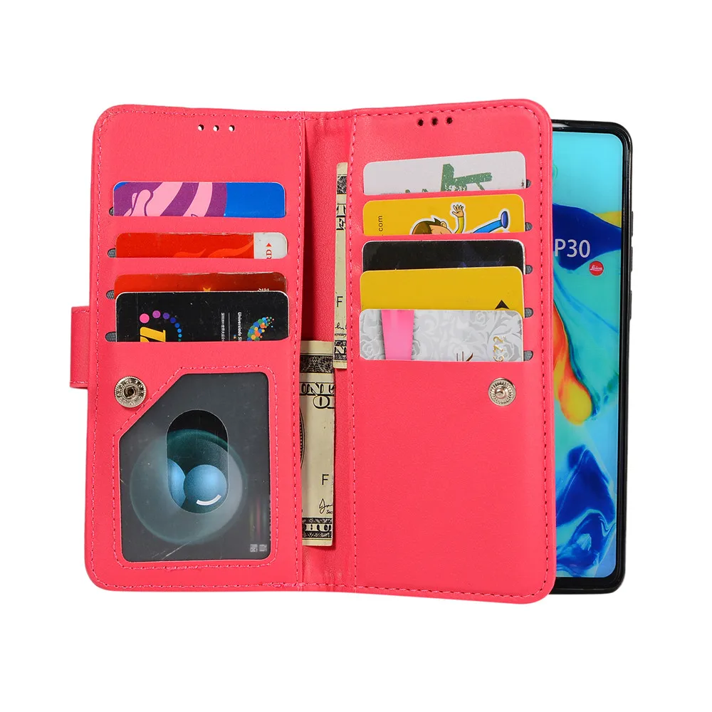 SMILYOU кожаный бумажник чехол для huawei P30 Pro P20 Lite Коврики 20 Pro/mate 10 Lite с отделением для карт с блестками чехол на заднюю панель телефона с подставкой Чехол для телефона