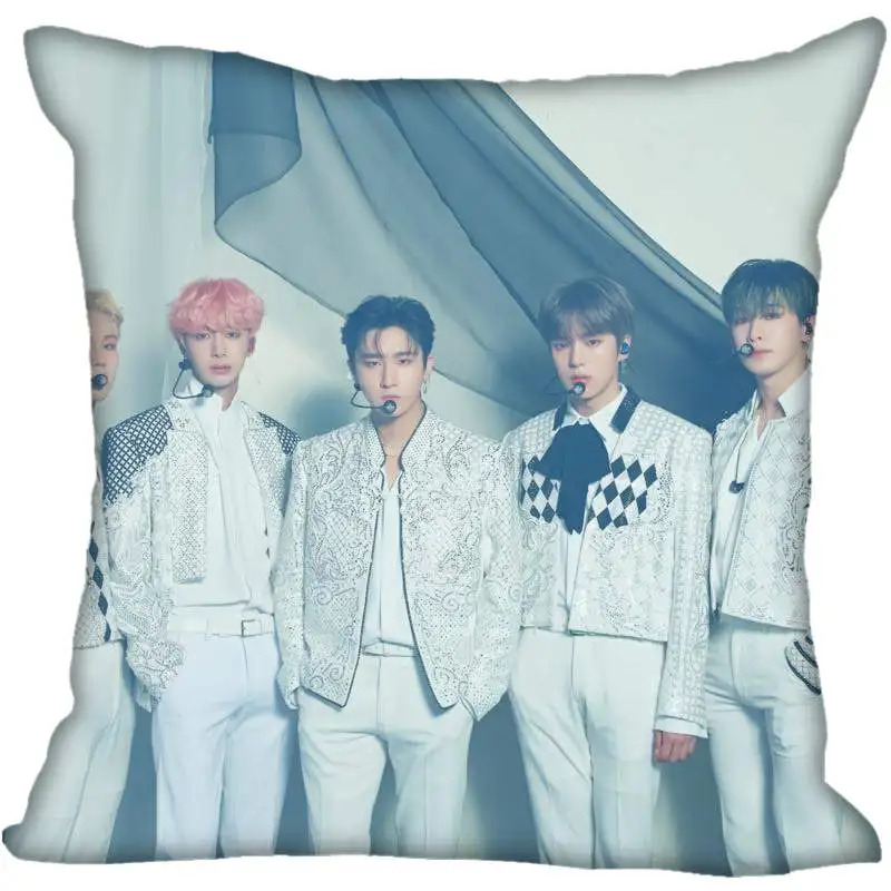 17 Наволочки из шелкового сатина с принтом Monsta X, Размеры 35x35 см, 40x40 см - Цвет: 17