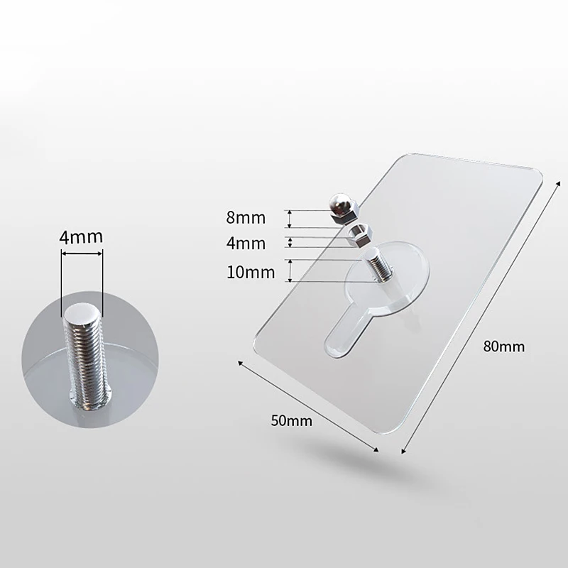 2 шт./лот самоклеющиеся не сверлящие оставляющие следов висящие гвозди Прочная