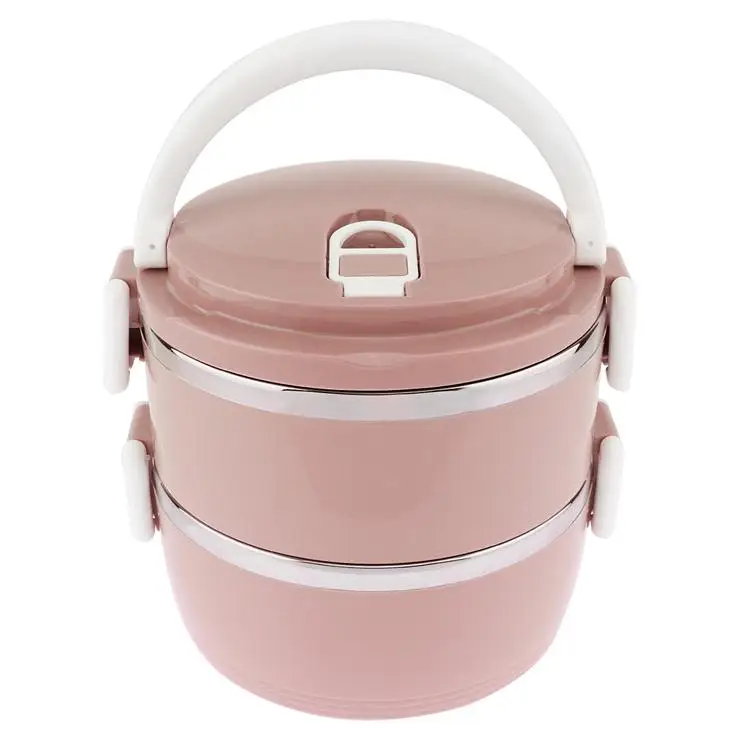 Pink Силиконовый Ланч-бокс, Складная портативная миска, Bento, коробки, контейнер, Microwavable, портативный, для пикника, кемпинга, прямоугольная, открытая коробка - Цвет: Pink