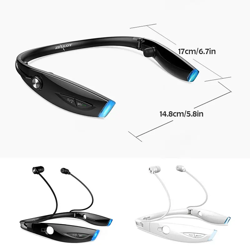 Spoort H1 Bluetooth наушники беспроводная гарнитура стерео шейные спортивные с