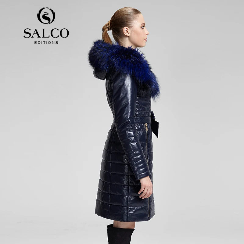 SALCO бесплатная доставка новинка 2019 популярная в Европе и Америке Длинная кожаная