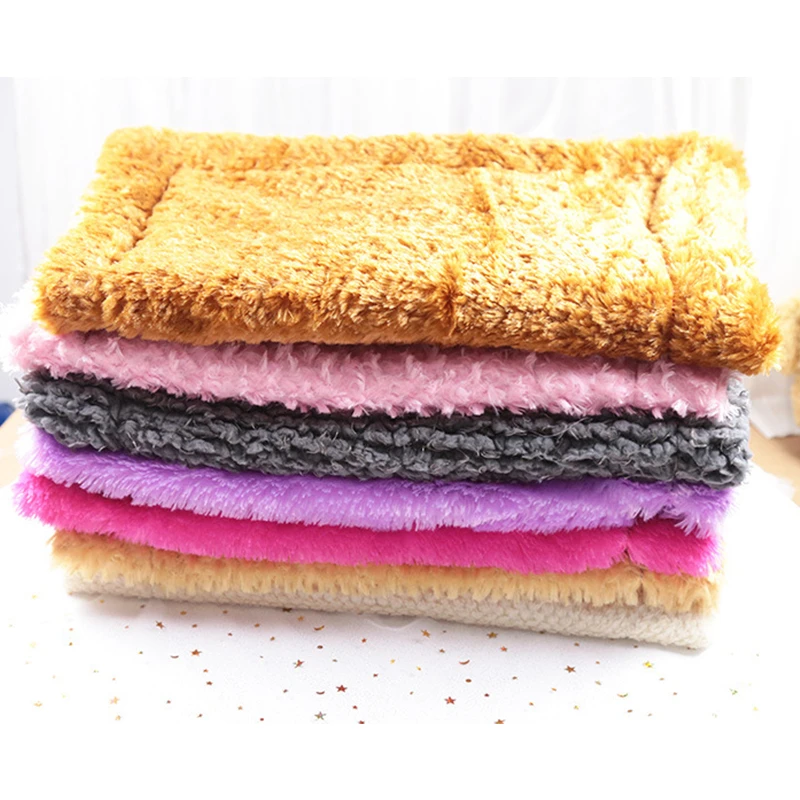 Мягкий теплый фланелевый коврик для домашних питомцев цветное мягкое зимнее