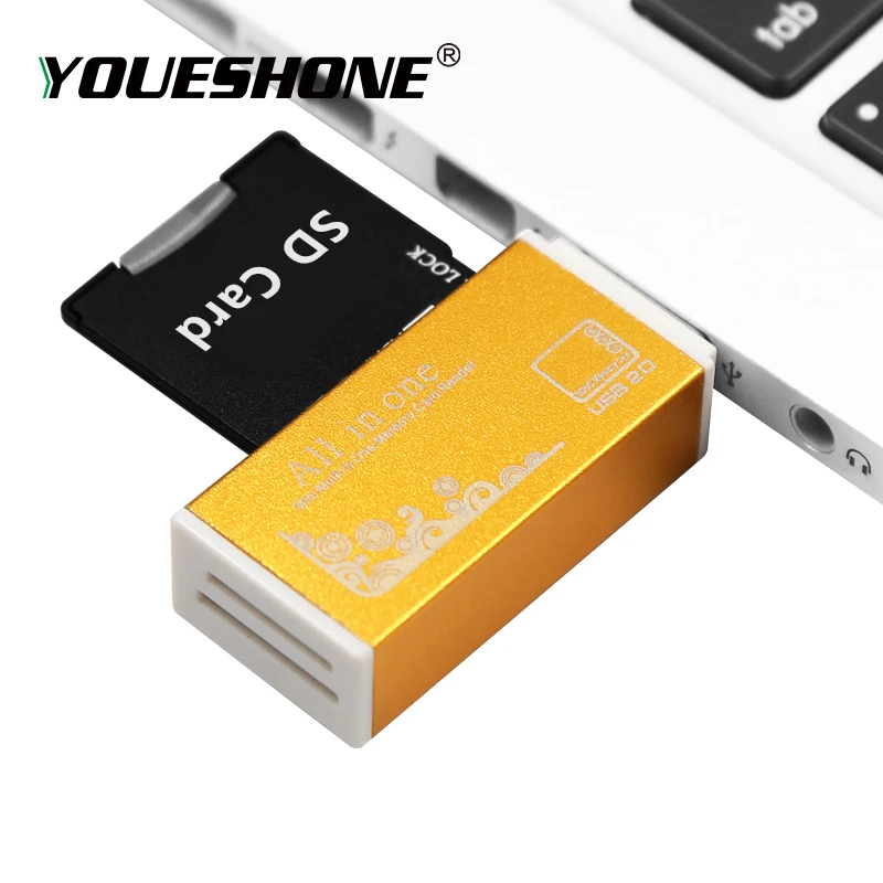 Мульти в 1 красочная карта памяти SD ридер для Memory Stick Pro Duo Micro SD, TF, M2, MMC, SDHC Флешка картридер