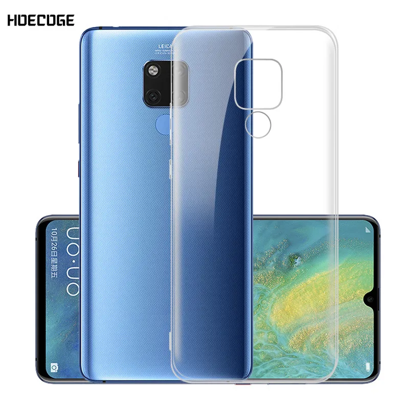 Прозрачные телефонные чехлы HOECOGE для Huawei Mate 20X защитные из ТПУ 20 Pro оболочка