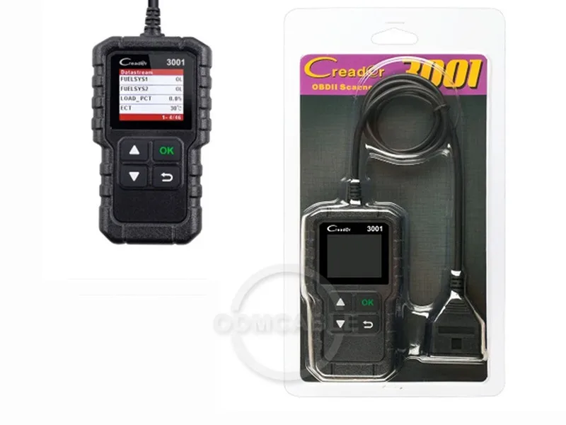 Считыватель кодов OBD2 сканер Creader 3001 OBDII EOBD автоматический диагностический