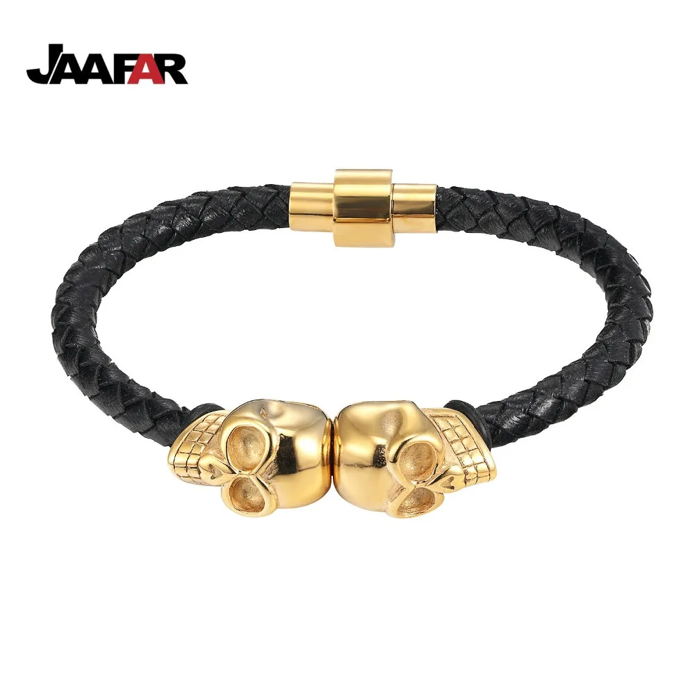 Мужские браслеты мужские браслеты-скелетоны из натуральной кожи браслет-шнур