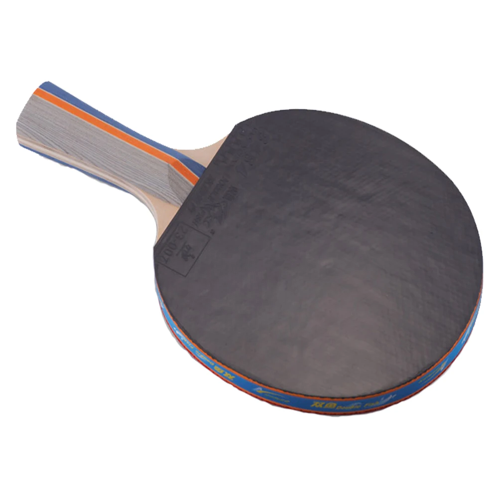 Original Double fish 1star 1A table tennis racket racquet wood Pinpong Bat Flared Handle Paddle for Beginner and Recreational