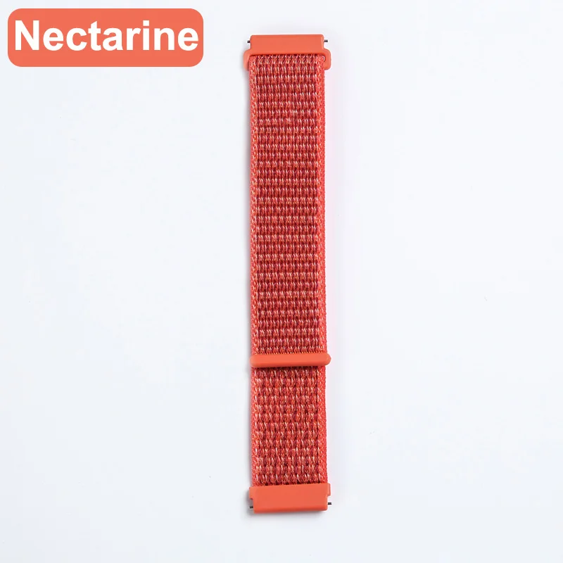 Netarine Garmin 20 мм нейлоновый ремешок для часов Vivoactive 3 ремешок на липучке для Garmin Vivoactive3/Vivomove HR/Forerunner 645 умный браслет на запястье - Цвет: Netarine