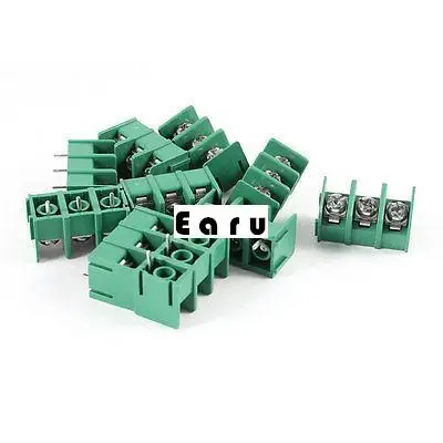 10 шт. 3Pin 7.62 мм шаг 300 В 20A печатной платы клеммник разъемы|block pvc|block redconnector terminal block |