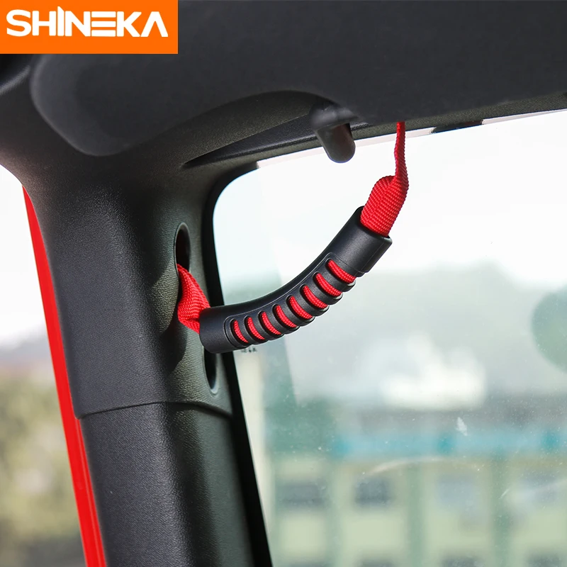 SHINEKA подлокотники захват ручки для Jeep Wrangler YJ TJ JK JL рукоятка стержень Тяговый рулон