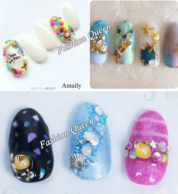 20 шт. декоративные ногти в виде морских ракушек|nail supplies|nail art rhinestones decorationnail |