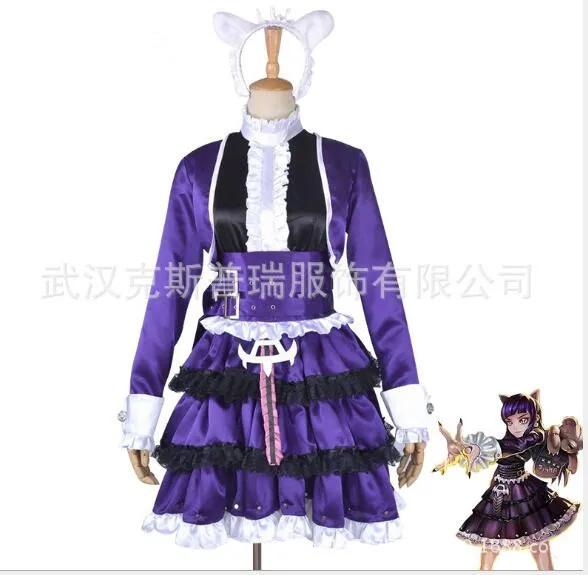 

LOL Gothic Lolita Annie Dress Uniform Maid Outfit Anime Cosplay Costume